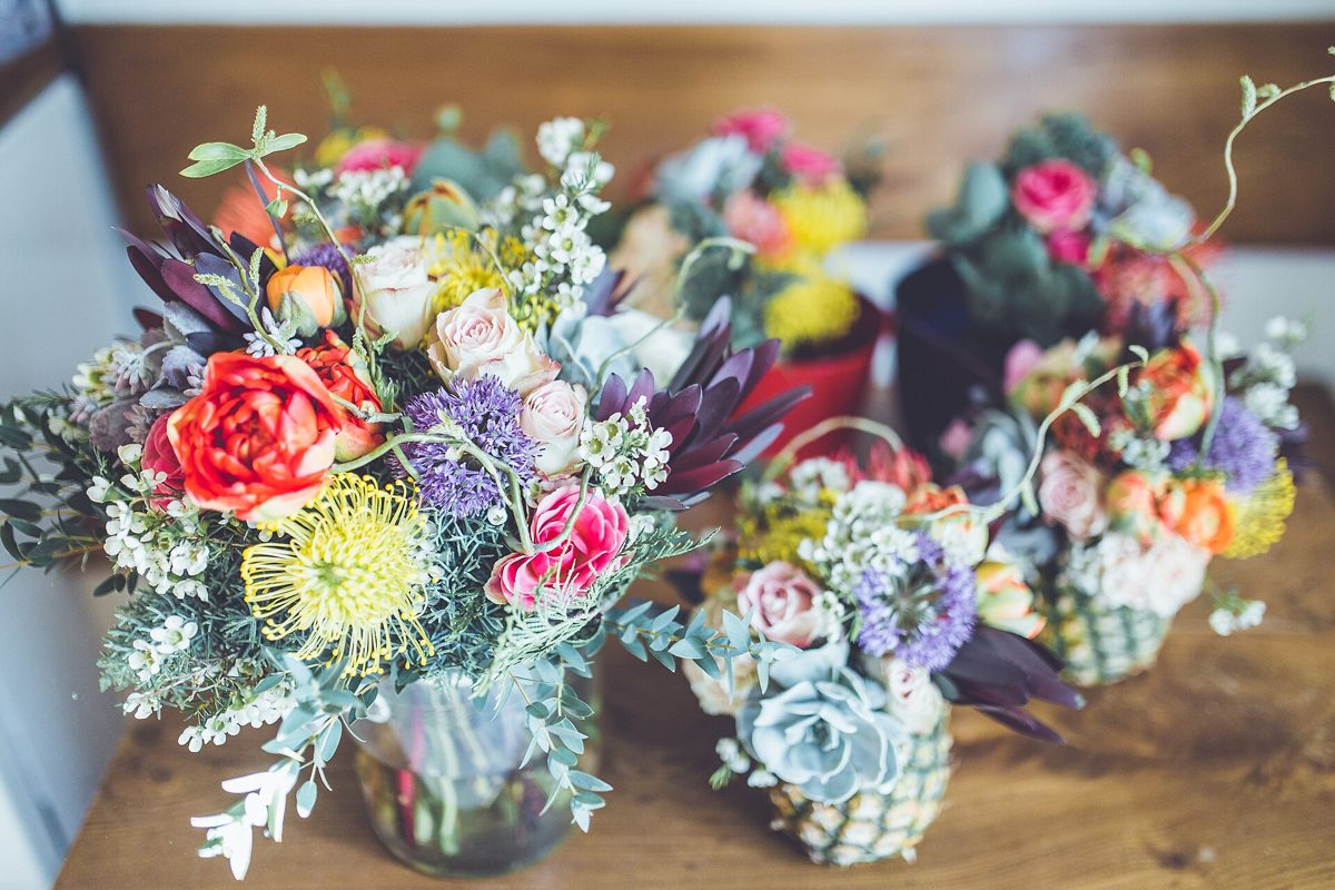 Bright Colors Floral Arrangement
